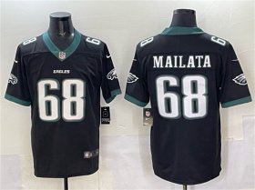 Men\'s Philadelphia Eagles #68 Jordan Mailata Black 2024 New Vapor Untouchable Limited Football Stitched Jersey Cheap Wholesale