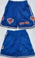 Cheap Men's New Yok Knicks Royal Shorts (Run Small)