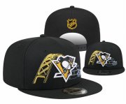 Pittsburgh Penguins Stitched Snapback Hats 005 Cheap Wholesale