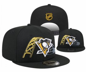 Pittsburgh Penguins Stitched Snapback Hats 005 Cheap Wholesale