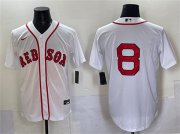 Men's Boston Red Sox #8 Carl Yastrzemski White Cool Base Stitched Baseball Jersey Cheap Wholesale