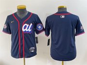 Cheap Youth American League Houston Astros Blank Navy 2025 All-Star Edition Limited Stitched Baseball Jersey
