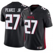 Men's Atlanta Falcons #27 James Pearce Jr Black 2025 Draft F.U.S.E. Vapor Untouchable Limited Football Stitched Jersey Cheap