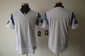 Wholesale Cheap Nike Panthers Blank White Men\'s Stitched NFL Elite Jersey