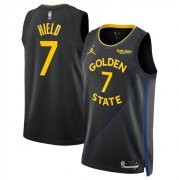 Cheap Men's Golden State Warriors #7 Buddy Hield Black 2024-25 Statement Edition Stitched Basketball Jersey