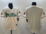 Men's Philadelphia Phillies Blank Cream Phanatic Limited Stitched Jersey Cheap