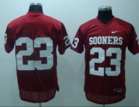 Wholesale Cheap Oklahoma Sooners #23 Red Jersey