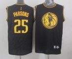 Wholesale Cheap Dallas Mavericks #25 Chandler Parsons Revolution 30 Swingman 2014 Black With Gold Jersey