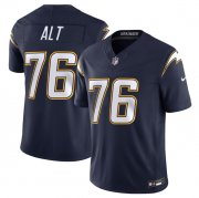 Cheap Men's Los Angeles Chargers #76 Joe Alt Navy 2025 F.U.S.E. Alternate Vapor Limited Football Stitched Jersey