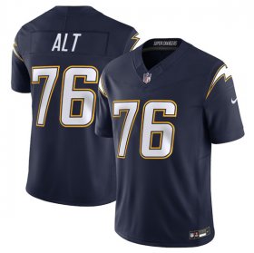 Cheap Men\'s Los Angeles Chargers #76 Joe Alt Navy 2025 F.U.S.E. Alternate Vapor Limited Football Stitched Jersey