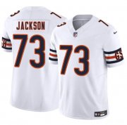 Men's Chicago Bears #73 Jonah Jackson White 2025 F.U.S.E. Vapor Football Stitched Jersey Cheap