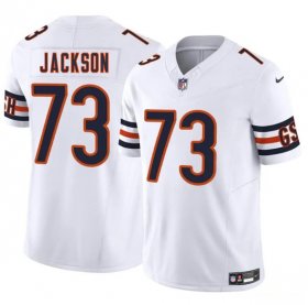 Men\'s Chicago Bears #73 Jonah Jackson White 2025 F.U.S.E. Vapor Football Stitched Jersey Cheap