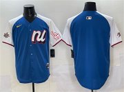 Men's National League Los Angeles Dodgers Blank Blue Alternate 2025 All-Star Edition Limited Stitched Baseball Jersey Cheap Wholesale