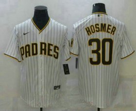 Wholesale Cheap men\'s san diego padres #30 ha eric hosmer white stitched mlb cool base nike jersey