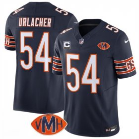 Men\'s Chicago Bears #54 Brian Urlacher Navy 2025 F.U.S.E. With 4-Star C Patch VMH Patch Vapor Untouchable Limited Football Stitched Jersey Cheap Wholesale