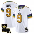 Cheap Men's New Orleans Saints #9 Drew Brees White 2024 F.U.S.E. Vapor Limited Stitched Jersey