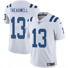 Men\'s Indianapolis Colts #13 Laquon Treadwell White 2025 Vapor Limited Football Stitched Jersey Cheap