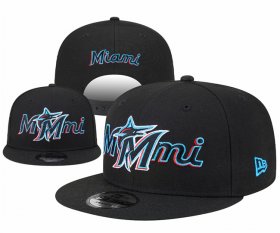 Miami Marlins 2025 Stitched Snapback Hats Cheap Wholesale