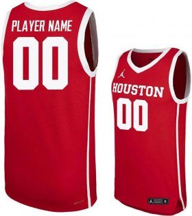 Men\'s Houston Cougars Active Player Custom Red Stitched Basketball Jersey Cheap Wholesale