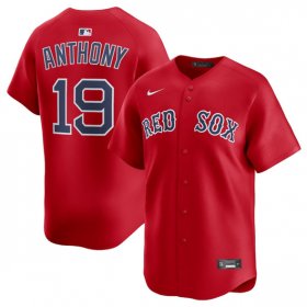 Men\'s Boston Red Sox #19 Roman Anthony Red 2024 Alternate Limited Stitched Jersey