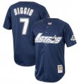Cheap Men's Houston Astros #7 Craig Biggio Navy 1994 Stitched Baseball Jersey