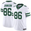 Cheap Men's New York Jets #86 Neal Johnson White 2025 F.U.S.E. Vapor Untouchable Limited Football Stitched Jersey