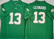 Cheap Men's Notre Dame Fighting Irish #13 Riley Leonard Green 2024 F.U.S.E. Limited Stitched Jersey