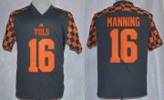 Wholesale Cheap Tennessee Volunteers #16 Peyton Manning 2014 Gray Jersey