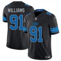 Cheap Men's Detroit Lions #91 Tyleik Williams Black 2025 Draft F.U.S.E. Vapor Limited Football Stitched Jersey