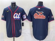 Cheap Men's American League Baltimore Orioles Team Big Logo Navy 2025 All-Star Edition Limited Stitched Baseball Jersey