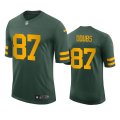 Wholesale Cheap Men's Green Bay Packers #87 Romeo Doubs Green Alternate Vapor Limited Jersey