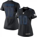 Wholesale Cheap Nike Giants #10 Eli Manning Black Impact Women's Stitched NFL Limited Jersey