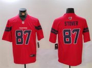 Cheap Men's Houston Texans #87 Cade Stover Red Vapor Untouchable Football Stitched Jersey