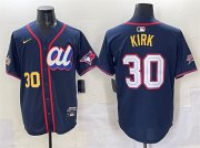 Men's American League #30 Alejandro Kirk Navy 2025 All-Star Edition Limited Stitched Baseball Jersey Cheap Wholesale