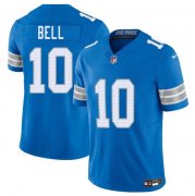 Cheap Men's Detroit Lions #10 Ronnie Bell Blue 2025 F.U.S.E. Vapor Limited Football Stitched Jersey
