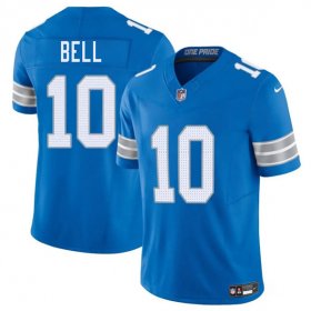 Cheap Men\'s Detroit Lions #10 Ronnie Bell Blue 2025 F.U.S.E. Vapor Limited Football Stitched Jersey