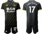 Wholesale Cheap Wolves #17 Gibbs-White Away Soccer Club Jersey