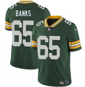 Men\'s Green Bay Packers #65 Aaron Banks Green 2025 Vapor Untouchable Limited Football Stitched Jersey Cheap
