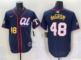 Men's American League #48 Jacob deGrom Navy 2025 All-Star Edition Limited Stitched Baseball Jersey Cheap Wholesale