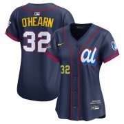 Cheap Women's American League #32 Ryan O'Hearn Navy 2025 All-Star Edition Limited Stitched Baseball Jersey(Run Small)