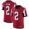 Wholesale Cheap Nike Falcons #2 Matt Ryan Red Team Color Youth Stitched NFL Vapor Untouchable Limited Jersey