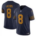Cheap Men's Green Bay Packers #8 Josh Jacobs Navy The 1923 Classic Vapor F.U.S.E. Limited Football Stitched Jersey