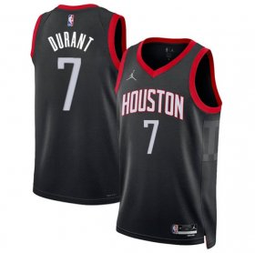 Cheap Men\'s Houston Rockets #7 Kevin Durant Black Statement Edition Stitched Jersey
