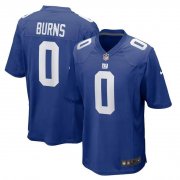Men's New York Giants #0 Brian Burns Royal 2025 Football Stitched Game Jersey Cheap