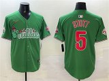 Men's Philadelphia Phillies #5 Bryson Stott Green Phanatic Limited Stitched Jersey Cheap