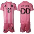 Cheap Men's Inter Miami CF Custom 25-26 Pink Home Soccer Jersey Suit