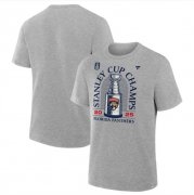 Men's Florida Panthers Heather Gray 2025 Stanley Cup Champions Locker Room Big & Tall T-Shirt