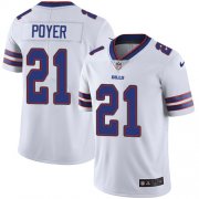 Wholesale Cheap Nike Bills #21 Jordan Poyer White Men's Stitched NFL Vapor Untouchable Limited Jersey