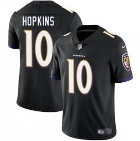 Men\'s Baltimore Ravens #10 DeAndre Hopkins Black Vapor Limited Football Jersey Cheap
