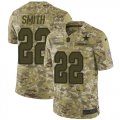 Wholesale Cheap Nike Cowboys #22 Emmitt Smith Camo Youth Stitched NFL Limited 2018 Salute to Service Jersey